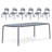 Toni Tablo Outdoor Dining Table Set With Chairs-100692140-117876425