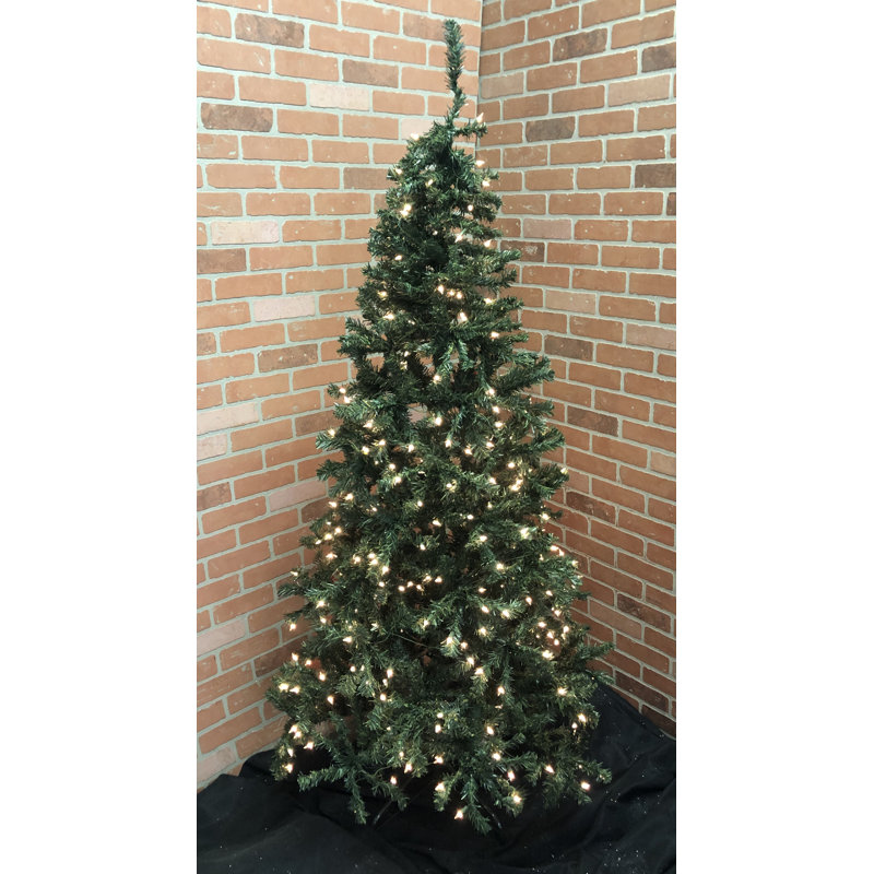 90' H Lighted Artificial Fir Christmas Tree