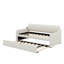 Lit de jour simple tapissier avec couchette et USB-686468497