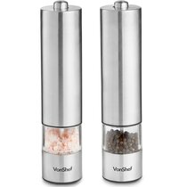 Easygrind Electric Gravity Salt and Pepper Grinder Set in Stainless Steel  en 2023