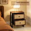 50cm W Metal Bedside Table