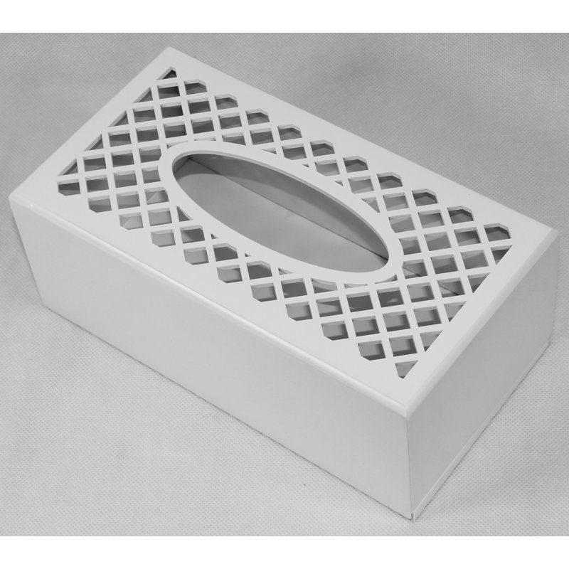 Wood Jewelery Box, White