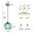 Charolyn 3 - Light Single Pendant Light Globe Pendant Light Fixtures Glass Pendant Lights Kitchen Island Lighting-1762425228-1749528560