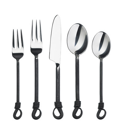 Twist N Shout 20 Piece Flatware Set, Service for 4