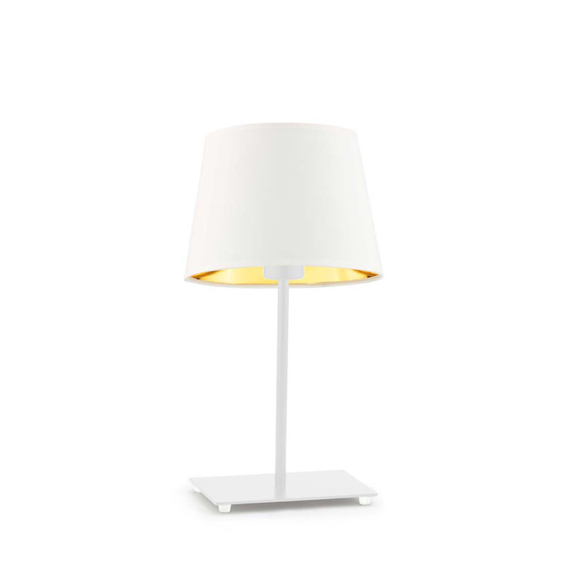 Eaden Bedside, White, White
