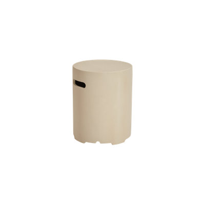 Light Grey Round Propane Tank Cover
