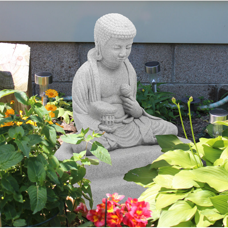 Statue de Bouddha méditant Galvan, Granit