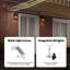 Ebern Designs Polyester Cover Retractable Patio Awning-946425484-946425497