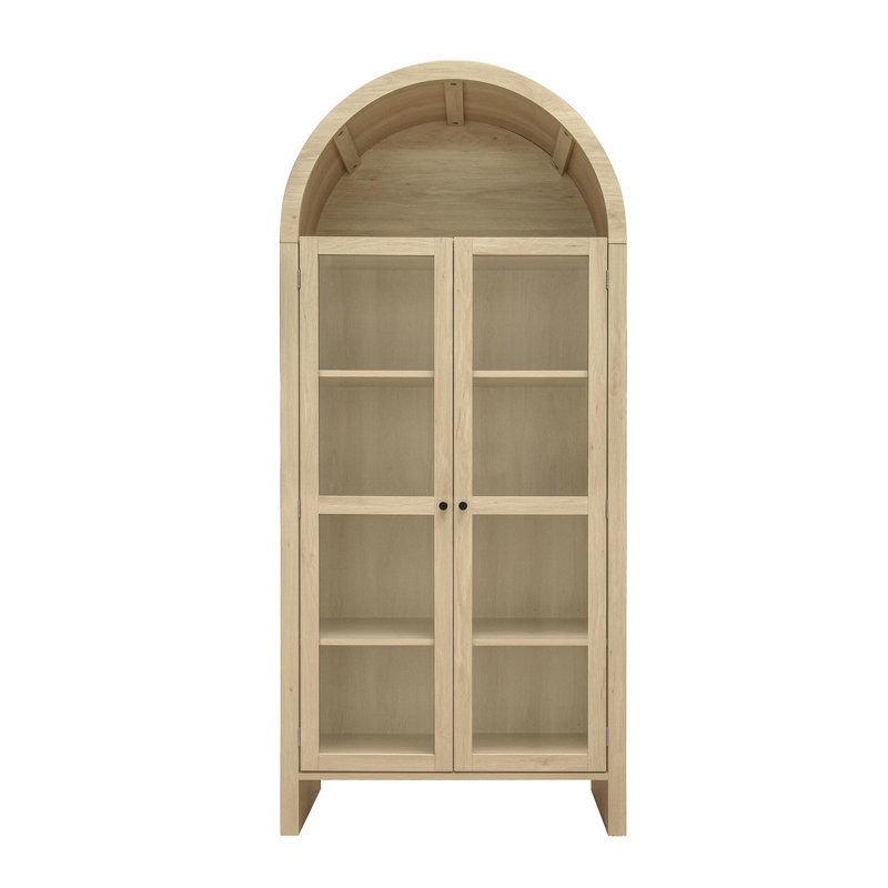 70.28" Tall Arched Kitchen Pantry