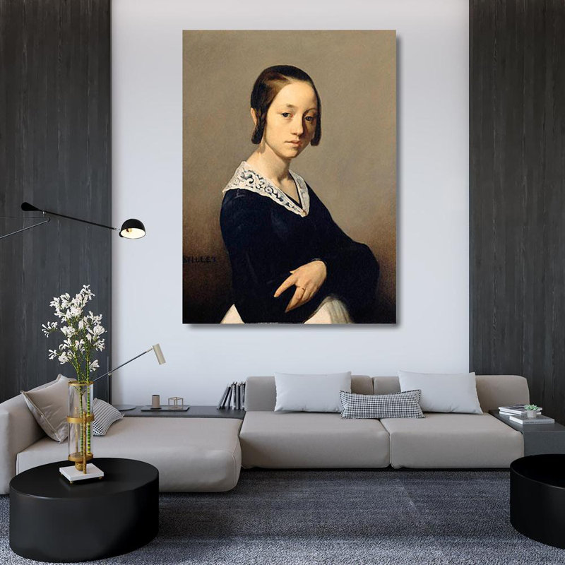 Louise Antoinette Feuardent, 48'' H x 35'' W