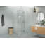Halo 39 in. x 37 in. x 78 in. 90-degree Fully Frameless Glass Hinged Shower Enclosure-686239183