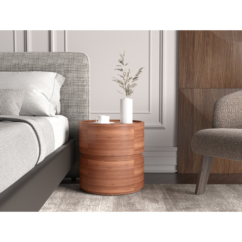 Kawita Nightstand, Brown
