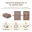 Tapis en chenille délavé avec rubans antidérapants de couleur rouge Riva-1547366961-1547366971