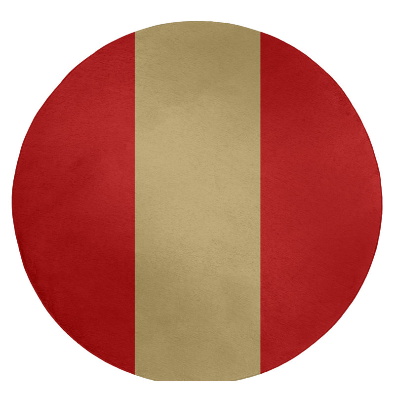 Chenille Indoor Rug, Round 5'