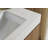 Muri 30" Bathroom Vanity&Sink, Floating Plywood Storage Cabinet With Drawer&Door, Roma Travertine Sintered Stone Top&Ceramic Basin With 3 Pre-Drilled Faucet Holes, Pre-Assembled, Brown Oak Woodgrain-921244298-909493988-909493989