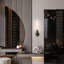 Appliques murales encastrées noires de luxe à 1 lumière à intensité variable et à intensité variable (ampoule incluse)-839631095-848082648-839631088