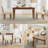 Upholstered Dining Chairs Set Of 2,Wood Kitchen Chairs, Modern Beige, Linen -2110053762-2110931891