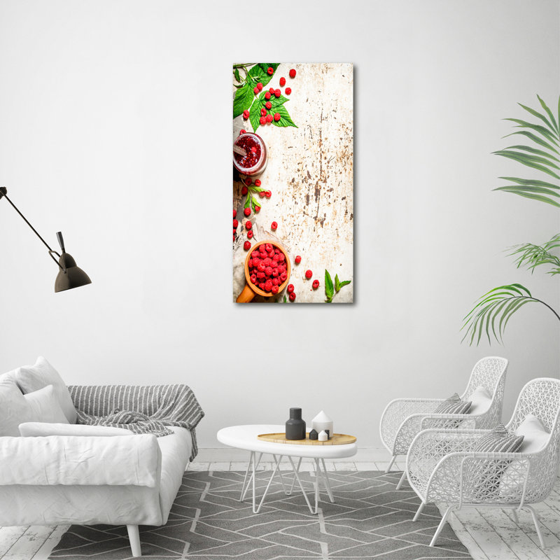 Raspberry Jam - Wrapped Canvas Print