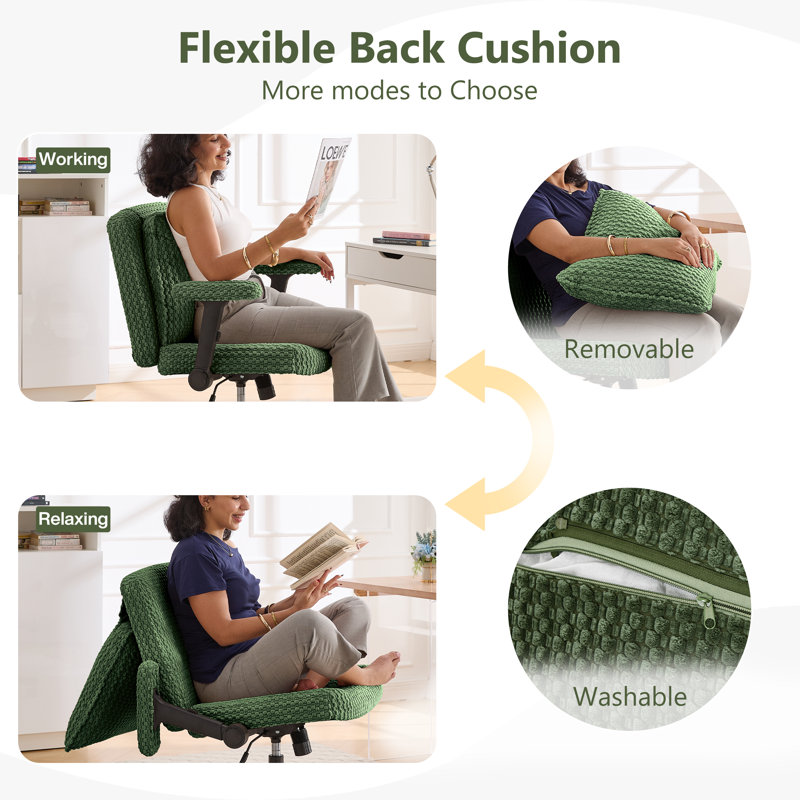 Fauteuil de bureau Criss, Vert