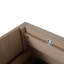 Meuble-lavabo 24 po avec lavabo en céramique noire et 2 tiroirs