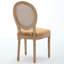 Chaise de salle à manger en lin-1208298086