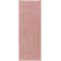 Tapis rose tissé à la machine Tacarra