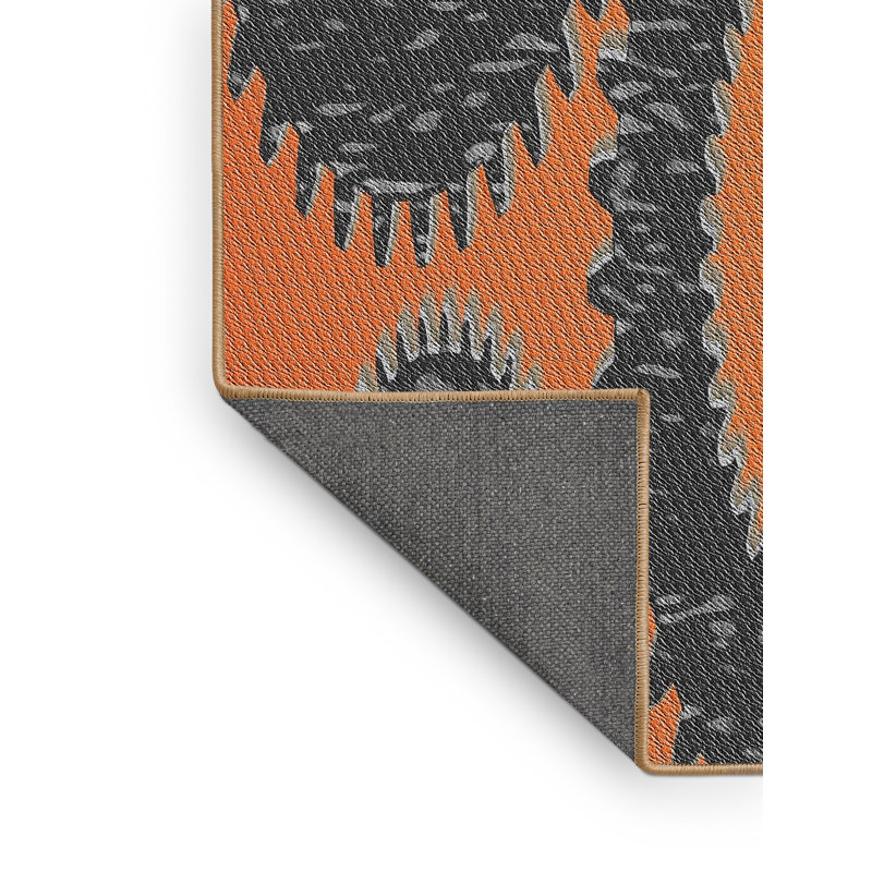 Tapis orange, Rectangle 5 pi x 7 pi