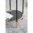 Metal Console Table, Mirrored Shelf
