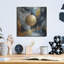 «Golden Circle Abstract 4» par Rey Klimt, art mural en métal-1756472866
