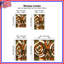 Rideaux de fenêtre à motifs géométriques à motif géométrique, obscurcissant et transparent - 2 panneaux-129726362-129726365
