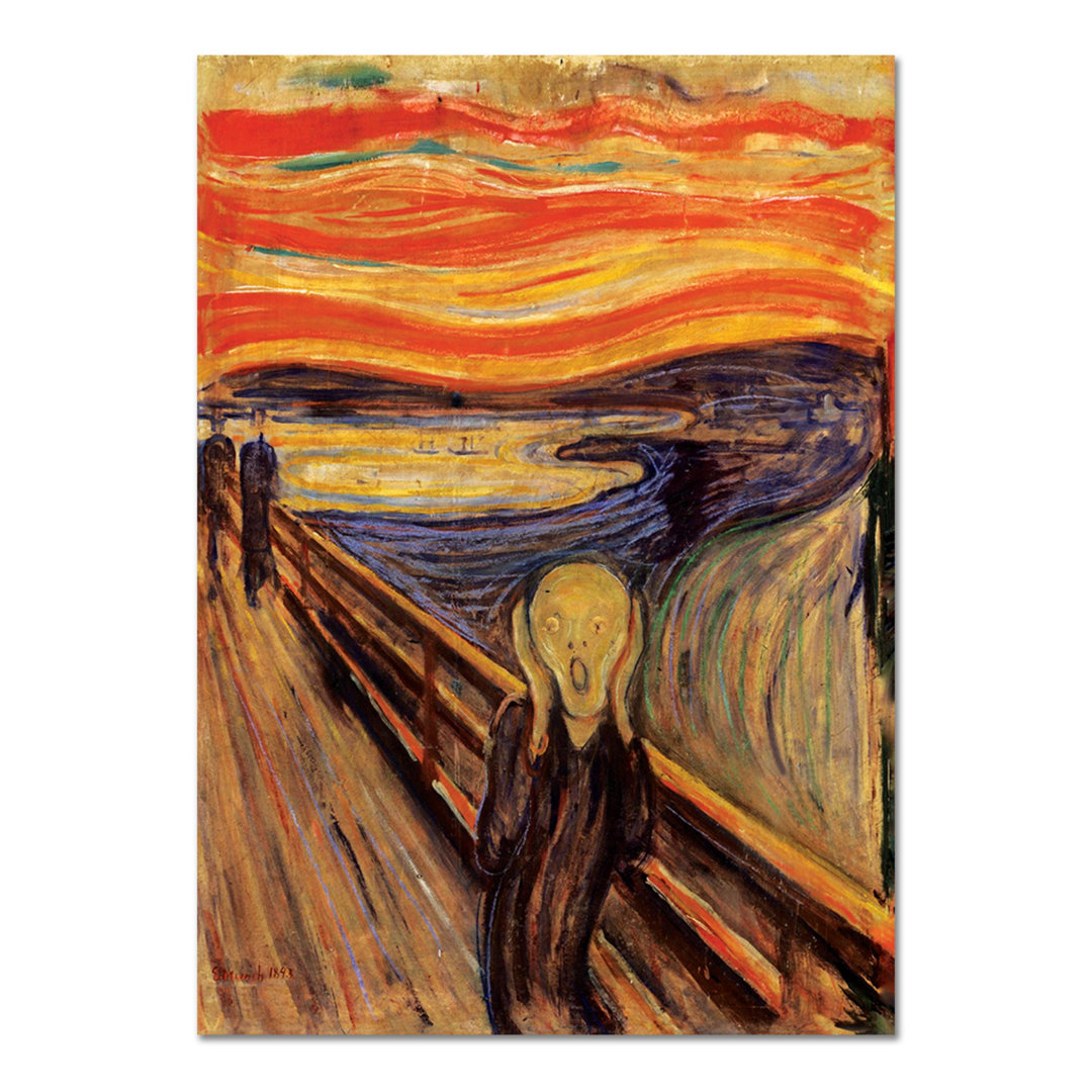 Glasbild L'urlo von Edvard Munch