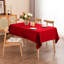 Dakotta Premium Polyester Tablecloth - Red, 200GSM Heavy Duty, Wrinkle & Stain Resistant - Banquet, Wedding & Holiday Dining-1829758989