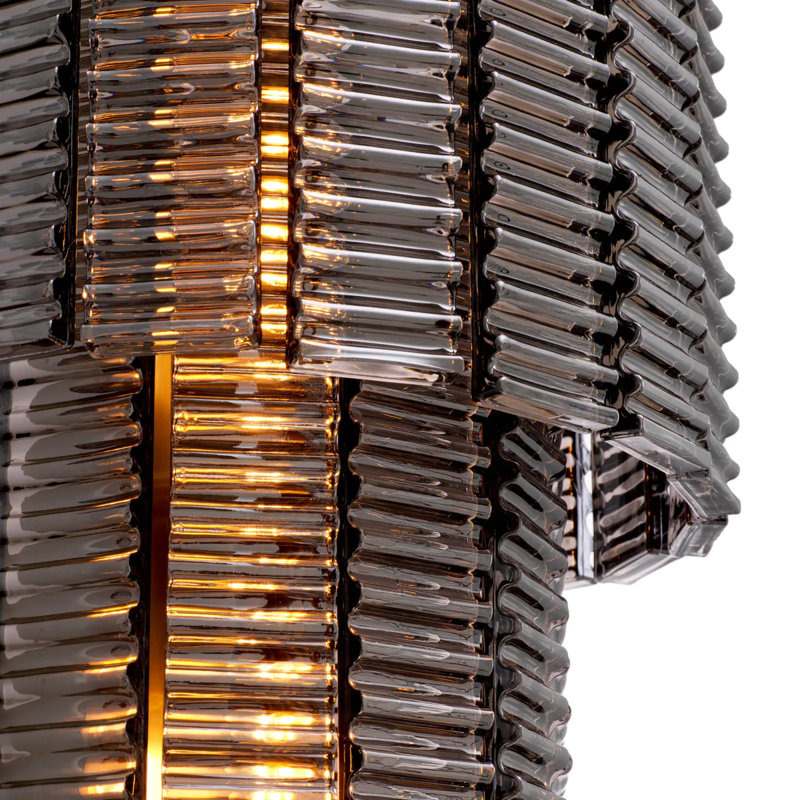 Met X Eichholtz Flush Mounted Sconce, Smoke