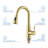 Bari Pull Down Single Handle Kitchen Faucet with Soap Dispenser-73387999