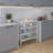Stainless Steel Table With Three Undershelves-116929628