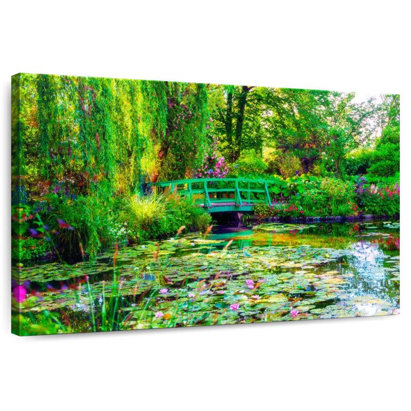 Jardin de Senne Monet à Giverny, France, H 30 po x l 45 po