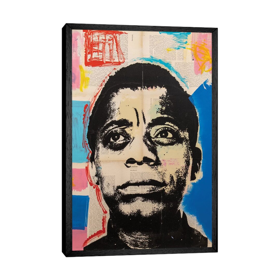 Leinwandbild James Baldwin von Dane Shue