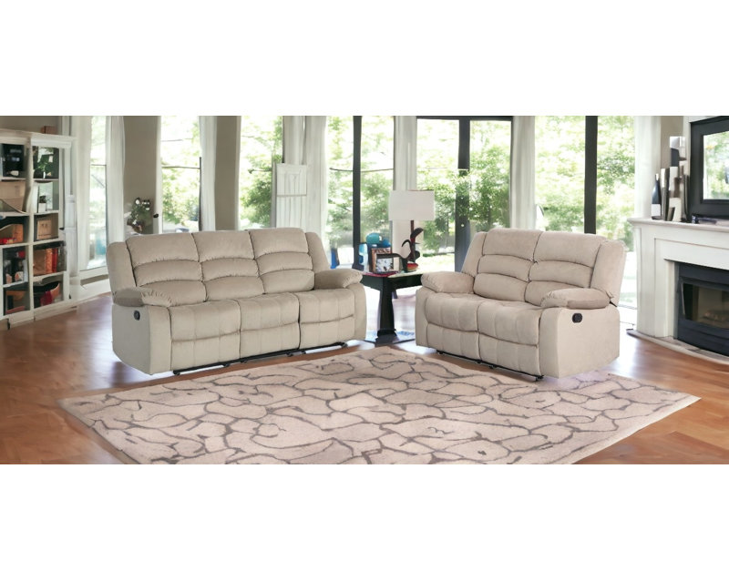 Ensemble de conversation pour deux personnes Heaney, Beige
