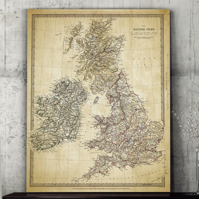 " Antique Map Of Ireland II "