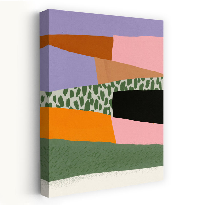 Contemporary Art Abstract Modern Art by Little Dean - Wrapped Canvas Print, 60.96 cm H x 40.64 cm W