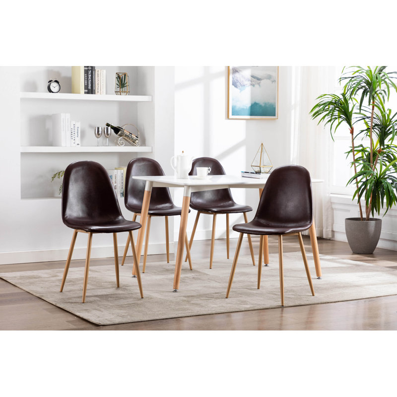 Solid Wood Base Dining Table, 120cm L x 80cm W