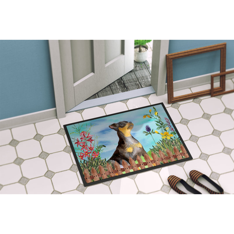 Non-Slip Outdoor Doormat, Rectangle 18" x 27"