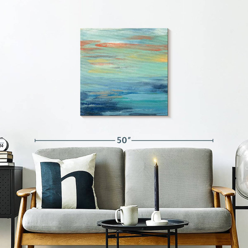 Sunset Beach I, 24" H x 24" W