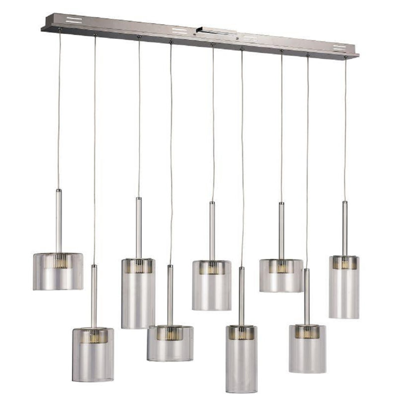 Luminaire suspendu pour îlot à 9 lumières 00F9FF6BC85344D797668FEA7186DE20 Latitude Run® Chrome réglable