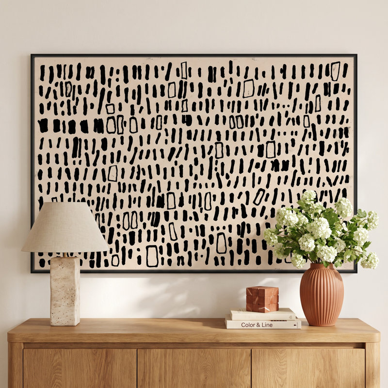 Timber Solid Wood Rectangle Acrylic Painting Print, 41.5" H x 61.5" W, Black