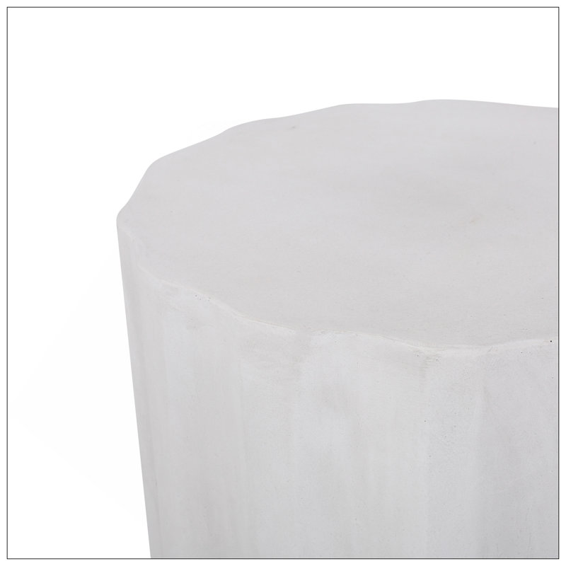 Outdoor Lightweight Concrete Side Table