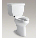 Highline Classic Comfort Height 2 Piece Elongated 1.0 GPF Toilet with Pressure Flush Technology