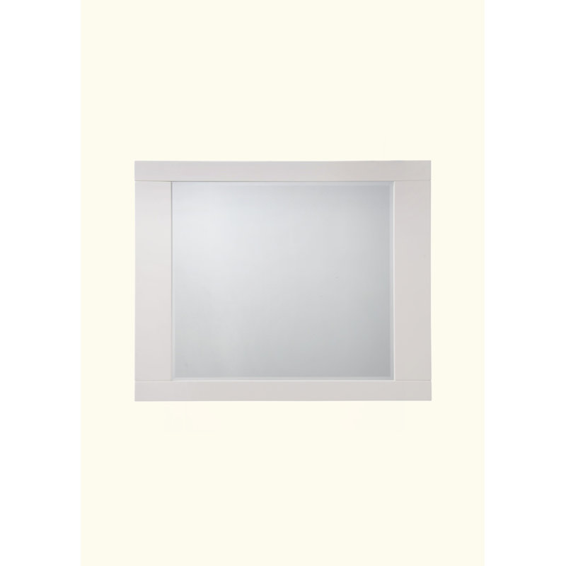 White High Gloss Finish Mirror