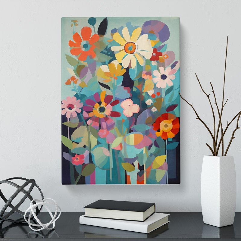 Mixed Flowers Vol.4 - Wrapped Canvas, 76cm H x 50cm W x 3cm D