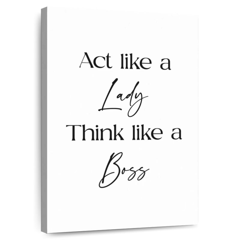 Lady Boss, 30" H x 20" W